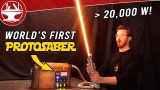 World’s First Protosaber! (REAL BURNING LIGHTSABER)