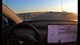 Tesla Autopilot Drives Straight Towards Concrete Barrier on Highway
