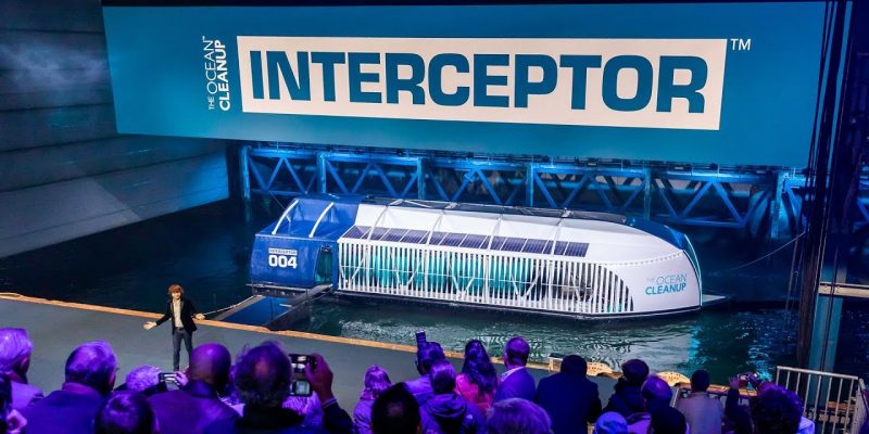 Boyan Slat unveils The Ocean Cleanup Interceptor