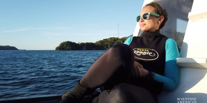 This researcher created an algorithm that removes the water from underwater images