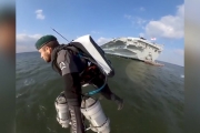 Real-life ‘Iron Man’ showcased his jetpack technology to military teams.