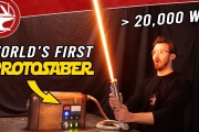 World’s First Protosaber! (REAL BURNING LIGHTSABER)
