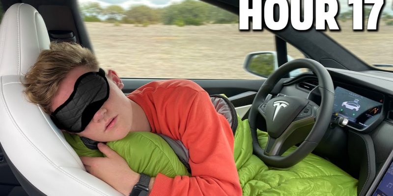 Tesla Autopilot For 24 Hours Straight!