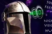 Working Mandalorian Helmet with HUD! – See 500 Feet In Total Darkness!