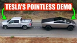 Tesla’s Cybertruck Tug-of-War Stunt Was Pointless