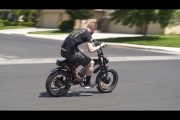 this E–Bike is basically just an Electric Motorcycle you can ride on bike trails