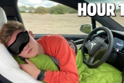 Tesla Autopilot For 24 Hours Straight!