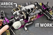 Making a DRIVETRAIN and Installing the Micro V4 ENGINE on the RC Car!