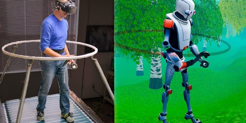 The Infinadeck Omnidirectional Treadmill